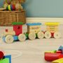 Personalised Name Star Wooden Toy Train, thumbnail 1 of 9