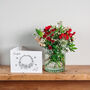 Fresh Flower Christmas Posy And Card, thumbnail 1 of 6