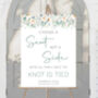 Wedding Choose A Seat Sign Pastel Green And White, thumbnail 1 of 6
