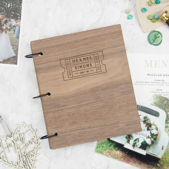 Personalised Wedding Photo Scrapbook For Couples, 6 of 12