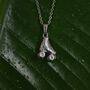 Silver Roller Skating Boots Pendant Gift, thumbnail 3 of 4