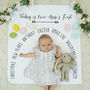 Personalised Seasonal Baby Milestone Blanket, thumbnail 10 of 11