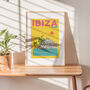 Personalised Ibiza Town Travel Print, thumbnail 3 of 6