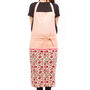 Bahar Floral Aprons In Pink, thumbnail 1 of 3