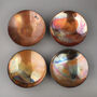 Pressed Copper Medium Smooth Bowl For 7th Anniversary, thumbnail 2 of 8