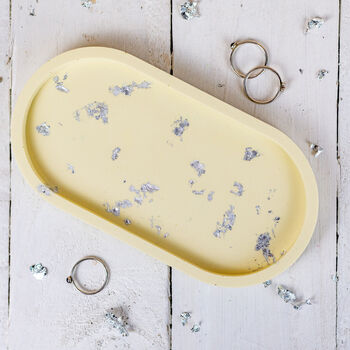 Pastel Oval Jesmonite Trinket Tray, 4 of 8