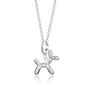 Balloon Dog Necklace, Sterling Silver Or Gold Plated, thumbnail 3 of 10