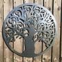 Metal Tree Of Life Garden Wall Sign Fence Decoration, thumbnail 8 of 8