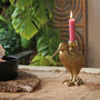 Kiwi Bird Candlestick In Silver And Gold, thumbnail 6 of 6