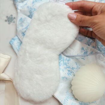 Luxury Christmas Pamper Gift For Her – Pyjamas, Candle, Eye Mask And Self Care Treats, 8 of 12