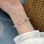 Fiji Ivory Silver Pearl Ombre Multi Ball Gift Bracelet, thumbnail 1 of 6