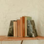 Luxury Black Marble Wedge Bookends, thumbnail 6 of 6