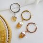 Raw Citrine Crystal Earrings, thumbnail 4 of 10