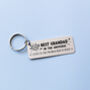 Best Grandad In The Universe Personalised Keyring, thumbnail 2 of 7