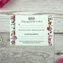 Floral Bloom Wedding Stationery, thumbnail 6 of 12
