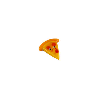 Artisan Glass Pizza Slice With Face In Gift Box | Collectable | Home Decor, 3 of 4
