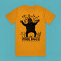 Free Hugs Festival Bear Adult Men's T Shirt, thumbnail 1 of 10