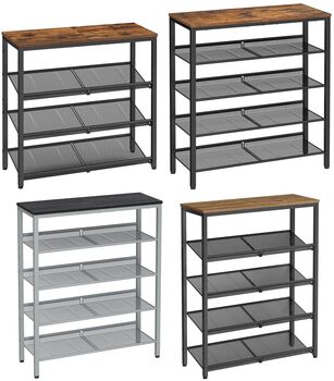 Four/Five Layer Shoe Rack High Shoe Storage Shelves, 10 of 10