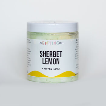 Lemon Sorbet Whipped Soap – Fluffy Citrus Body Cleanser, 5 of 9
