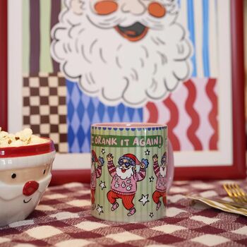 Oops I Drank It Again Mug – Funny Santa Christmas Cup, 4 of 8