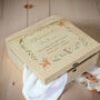 Personalised Woodland Animal Large Wooden Keepsake Box, thumbnail 4 of 5