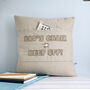 Personalised Linen Christmas Cushion With Pocket Gift, thumbnail 10 of 12