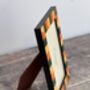Natalini Green, Orange And Yellow Striped Photo Frame, thumbnail 3 of 4