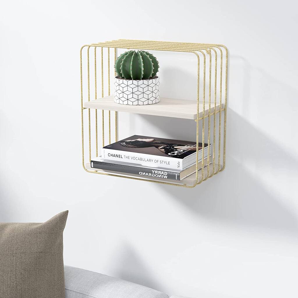 Luxury Style Square Wall Shelf, 1 of 5