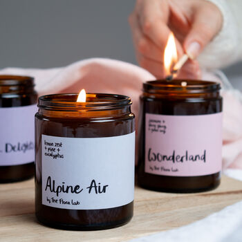 Alpine Air | Fresh Pine Winter Scented Natural Wax Candle, 3 of 3