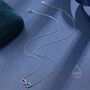 Sterling Silver Tiny Infinity Symbol Pendant Necklace, thumbnail 6 of 11