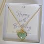 40th Birthday Gift For Her Amazonite Heart Pendant, thumbnail 1 of 6