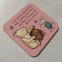 Winnie Cheer Up Coaster With Free Gift Card, thumbnail 5 of 6