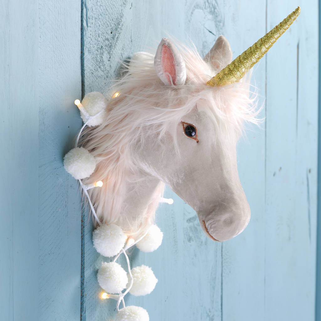 Magical Unicorn Head Wall Decoration By Thelittleboysroom 