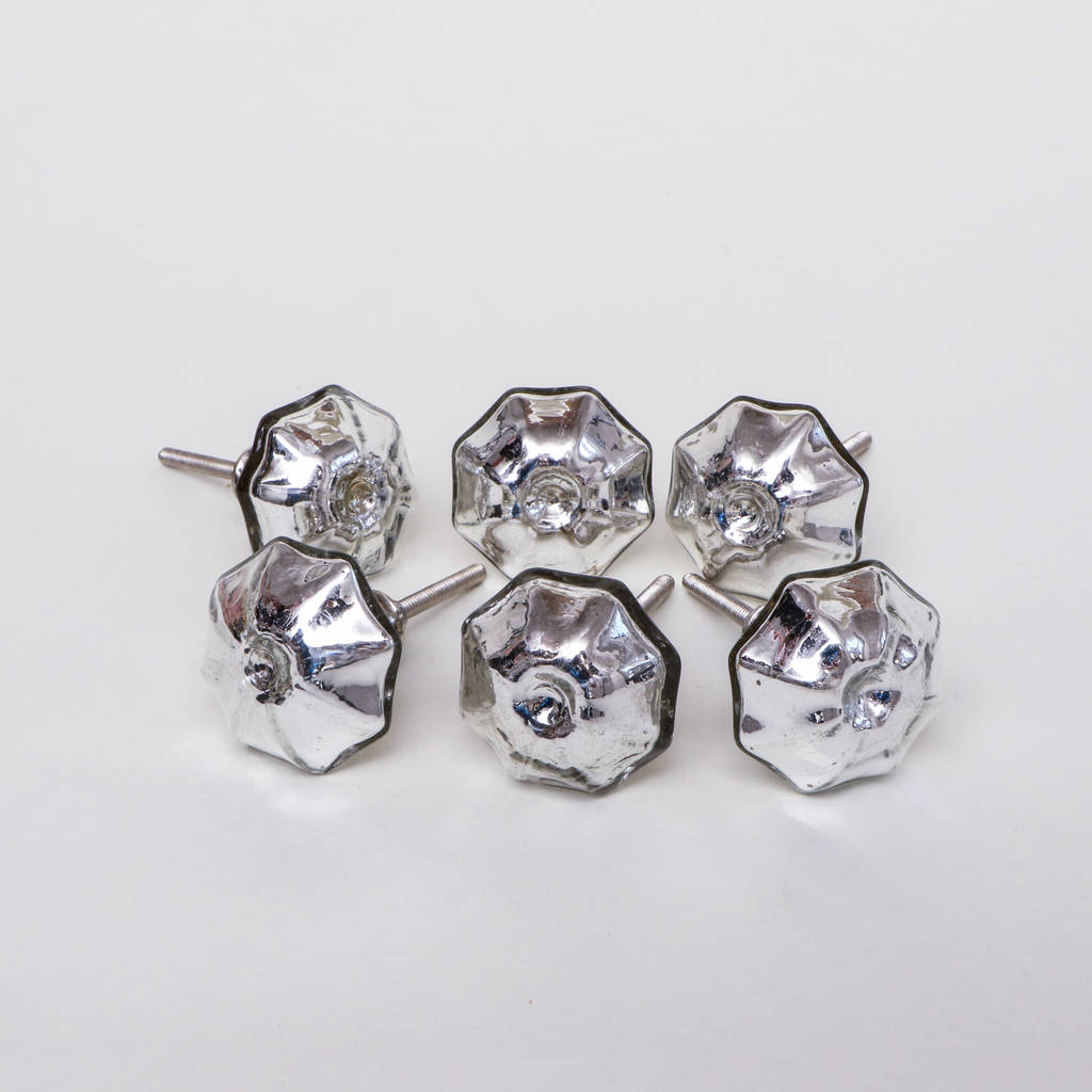 Mirror Glass Knob Ferrara By Trinca Ferro