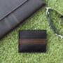 Personalised English Leather Black Wallet Rfid Safe, thumbnail 11 of 12