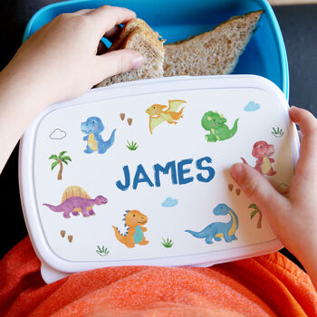 Personalised Dinosaur Lunch Box, 3 of 8