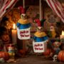 Handmade Felt Jack In The Box Hanging Halloween Dec, thumbnail 2 of 2