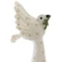 Handmade Felt Turtle Dove Christmas Tree Topper, thumbnail 2 of 2