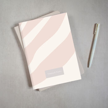 Personalised Waves Notebook Pink, 3 of 3