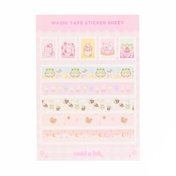 Cute Washi Tape Planner And Journal Sticker Sheet, 6 of 6