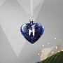 Initial Filled Glass Christmas Bauble, thumbnail 3 of 9