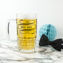 Personalised Comic Style Beer Glass Tankard, thumbnail 2 of 5