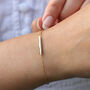 18ct Gold Plated Or Silver Contemporary Bar Bracelet, thumbnail 1 of 3
