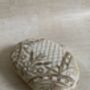 Gold Oval Embroidered Handcrafted Clutch Bag, thumbnail 9 of 10