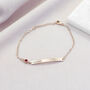 Personalised Rose Gold Plated Birth Crystal Bracelet, thumbnail 10 of 12