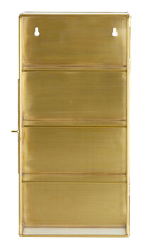 Golden Shelved Wall Cabinet In A Choice Of Sizes, 3 of 3