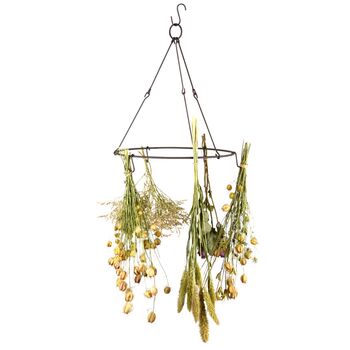 Hanging Steel Herb Drying Rack For Flowers, Herbs Gift, 2 of 2