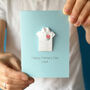 Personalised Rugby Father's Day Origami Card, thumbnail 1 of 4
