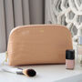 Valentines Gift Personalised Leather Cosmetic Bag, thumbnail 6 of 12