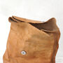 Leather Paper Bag Magnetic Closure, thumbnail 8 of 10